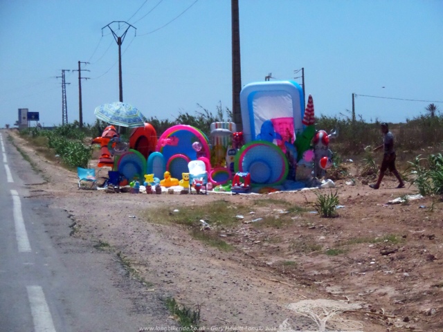 Inflatable Toys for Sale by the Road