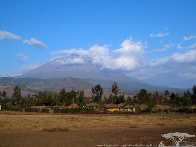 Mt Meru in the distance