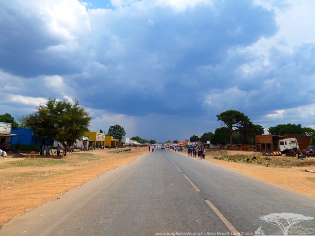 Clouds forming quickly at start of the rainy season in Malawi