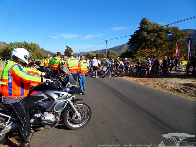 Motorbike Outriders ready to do their job
