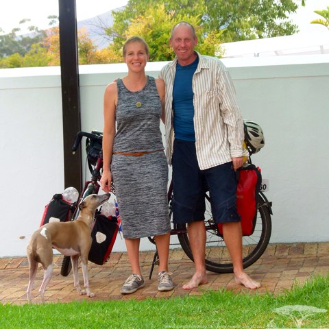 Emmerentia, Rich and I in Stellenbosch