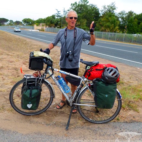 A Belgian Tourer I met riding from Stellenbosch