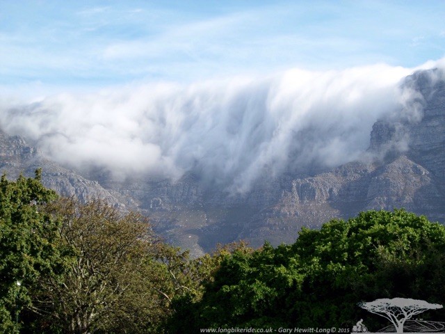 The Table Cloth over Table Mountain